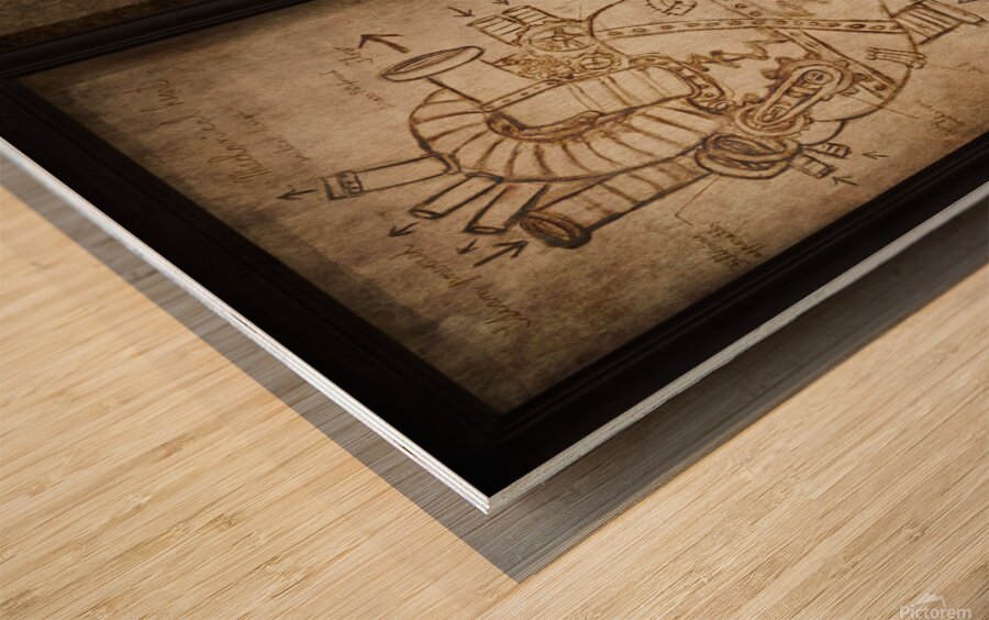 Sugar skull mechanical romance Wood print