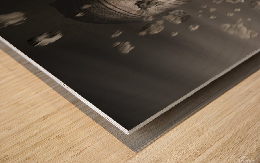 Mummy Wrapped Up In Fear Porn News Wood print