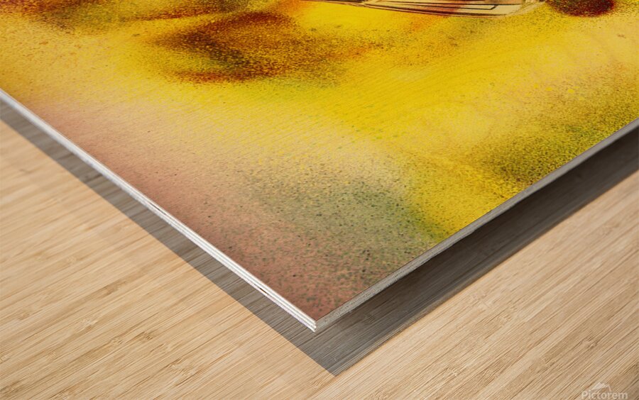 City Charger Wood print