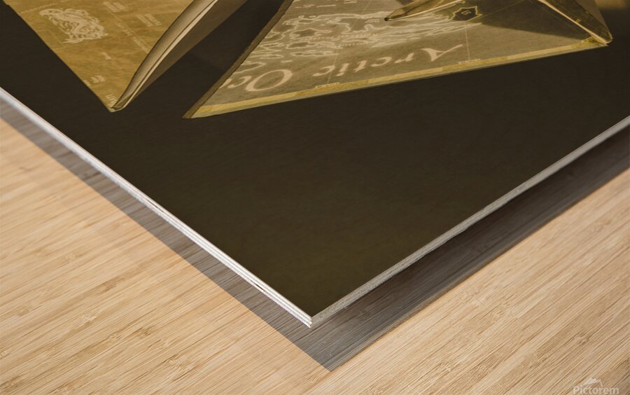 Travel worn Wood print