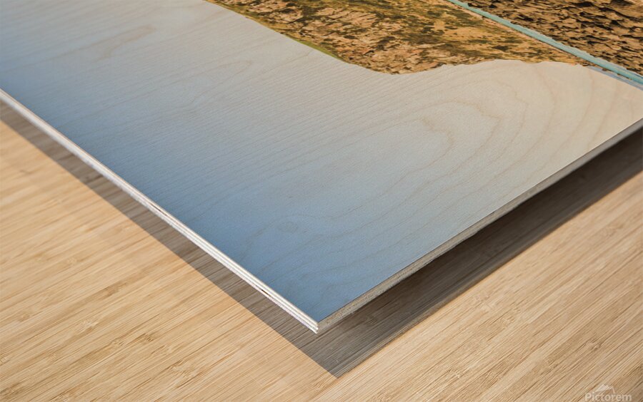 Stanley seascape Wood print