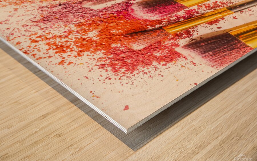 Powder Palette Wood print