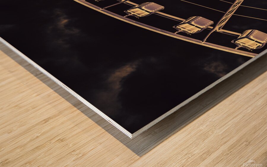 Fairgrounds and festival heights Wood print