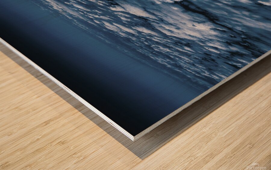 Ice and cloud Wood print