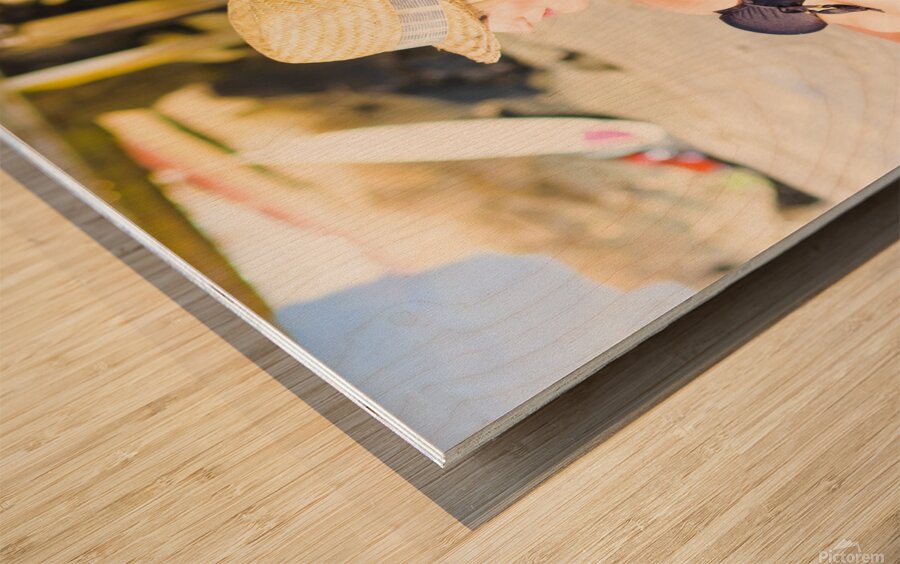 Travel Holidays And Vacations Concept Wood print