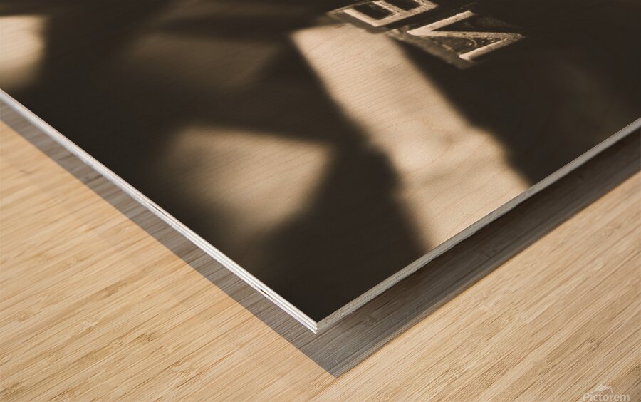 Letterpress and vintage journalism Wood print