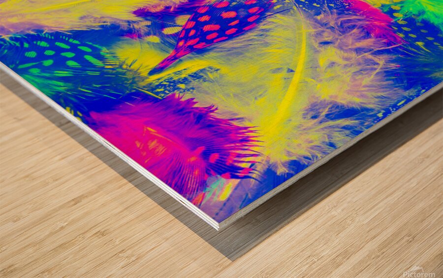 Rainbow radiance Wood print