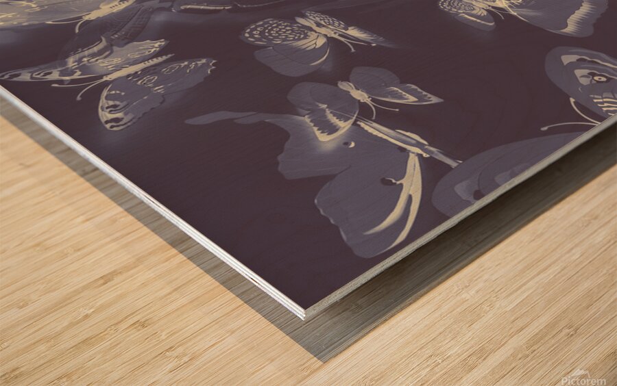 Dreamy wings Wood print