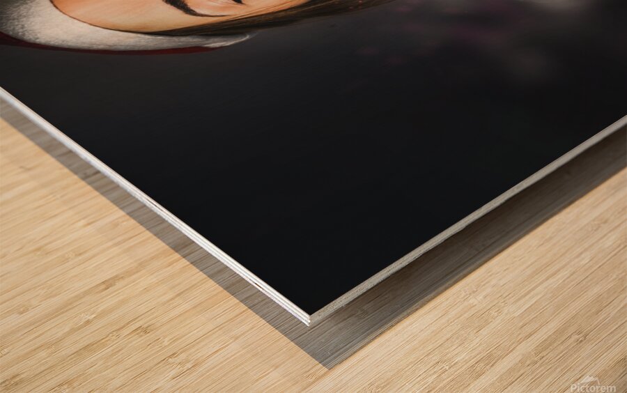 Elf sharing the magic of christmas Wood print