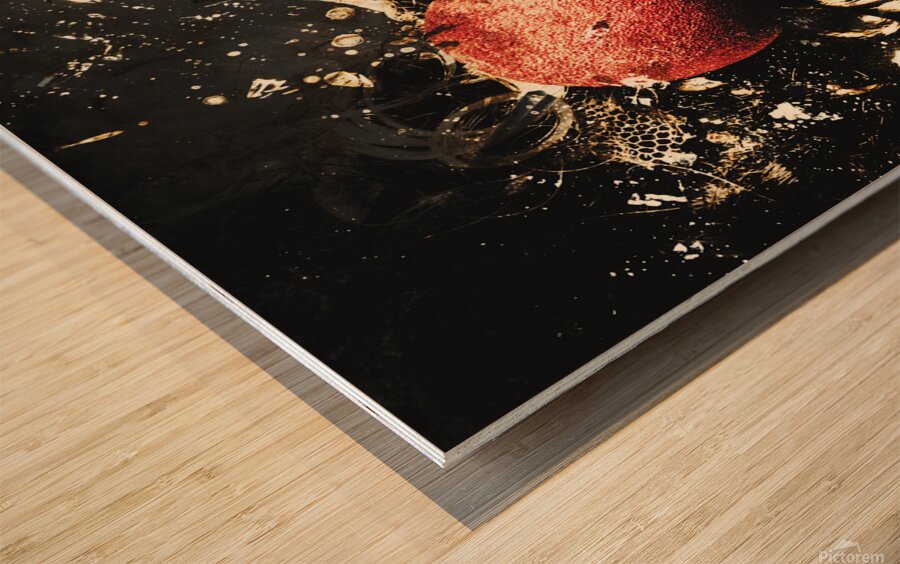 Dark carnival art Wood print