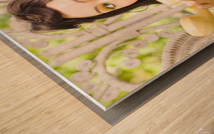 Vintage Telephone Wood print