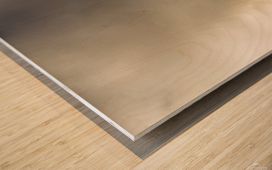 Tasmanian Mountain Against Dramatic Sky Wood print