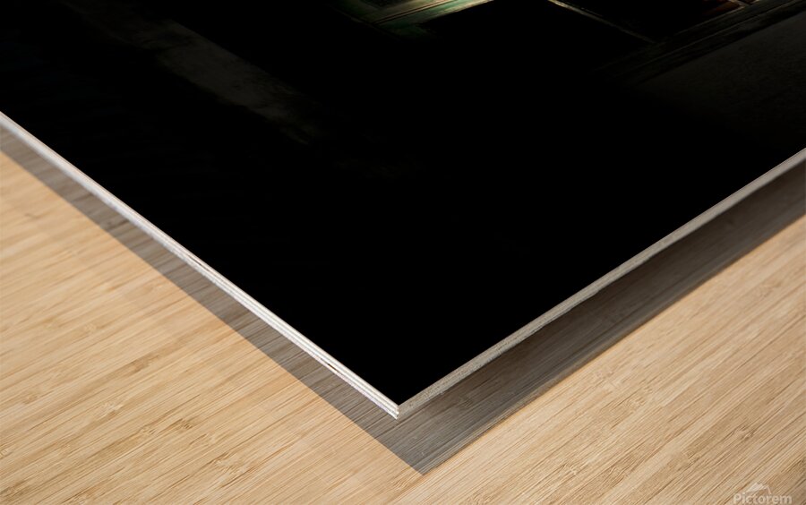 Haunted Clown House Wood print