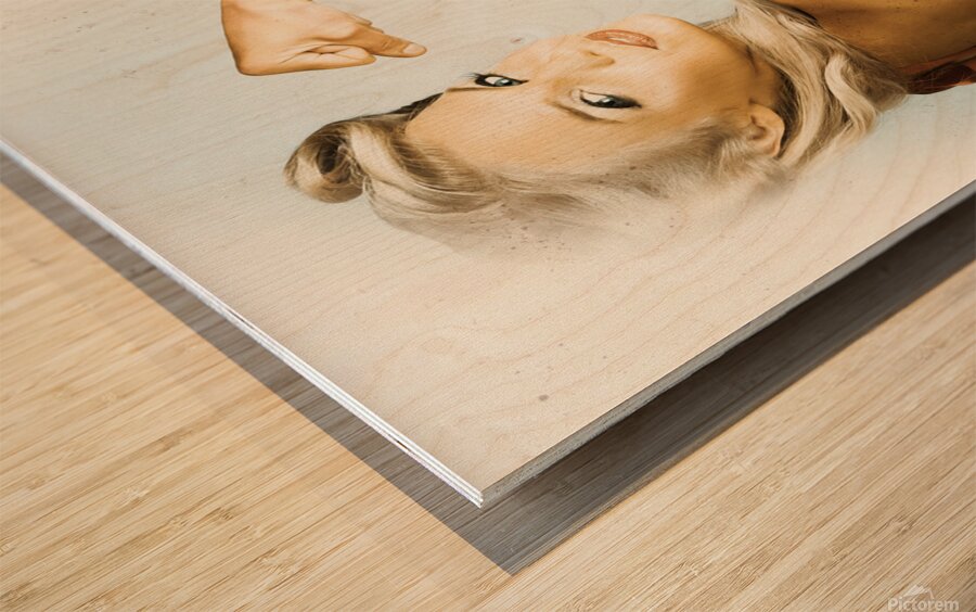 The pinup docks Wood print