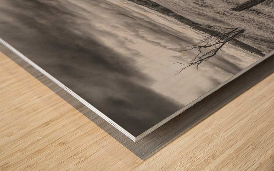 Hills and hollows  Wood print