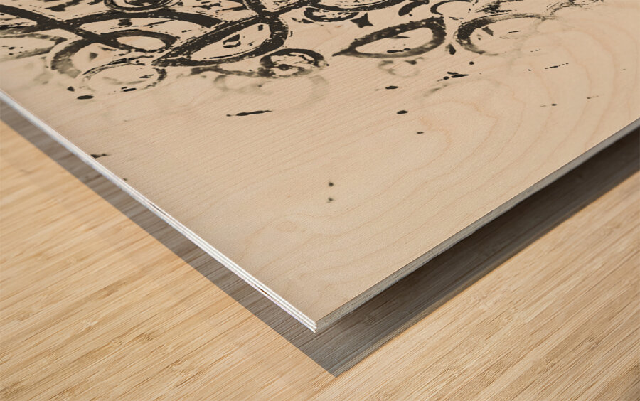 Visual noise Wood print