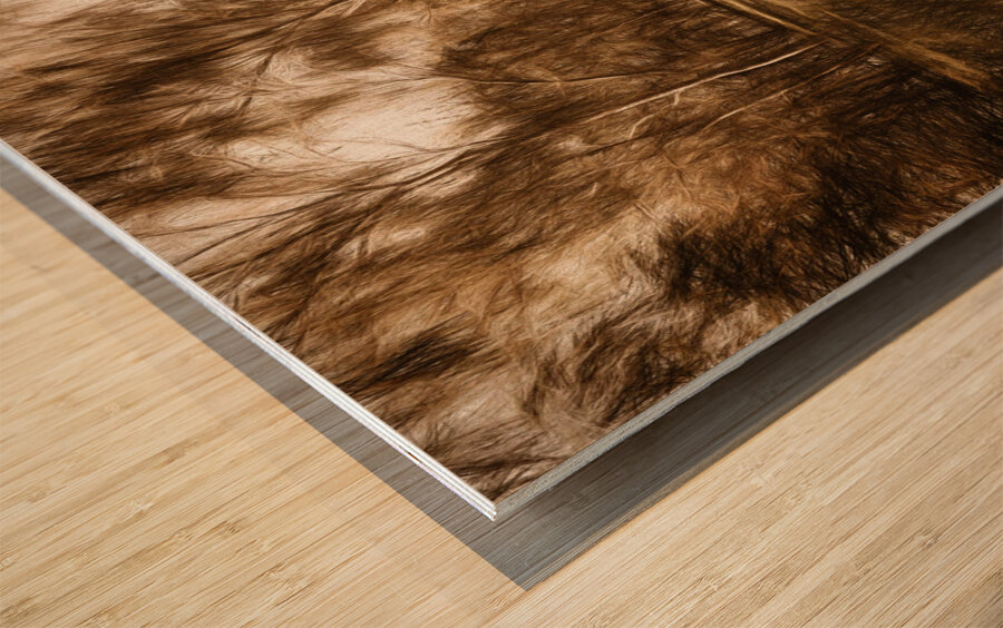 Rocking horse pin up Wood print