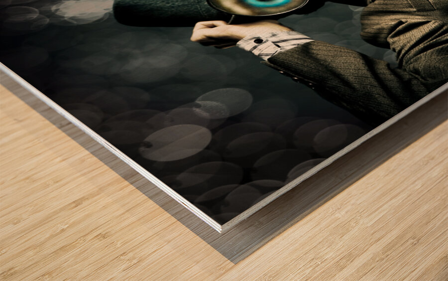 Private eye spy Wood print