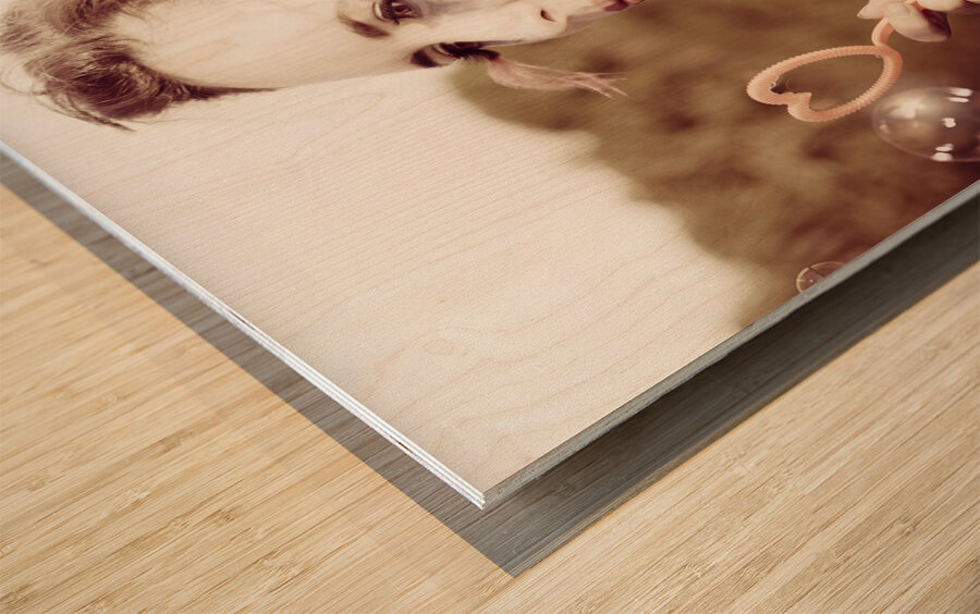 Vintage Summer Wood print