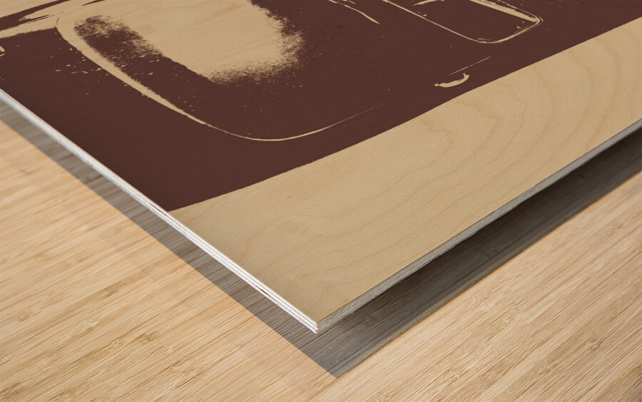 Better with age Wood print