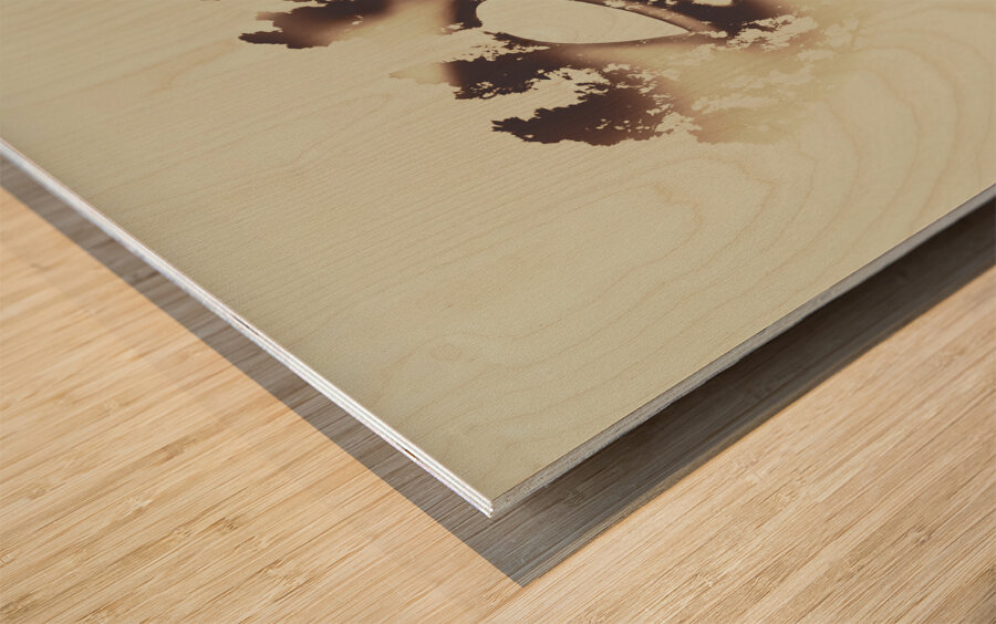 Connection to all that is Wood print