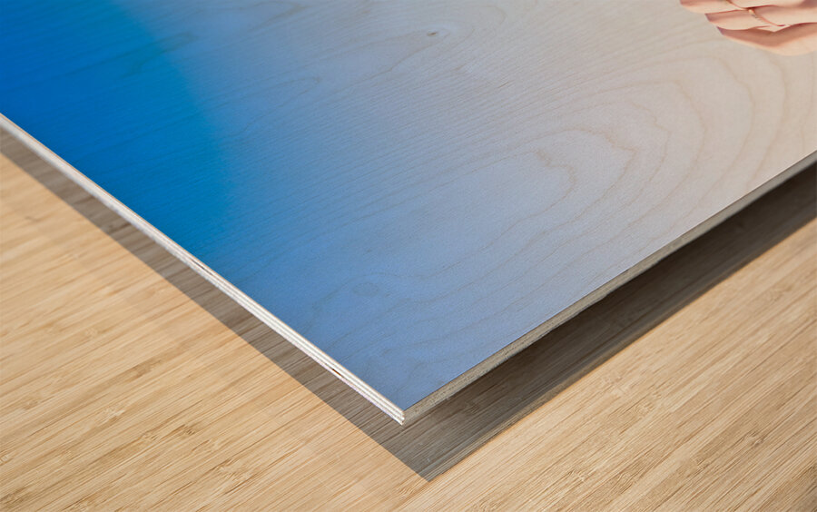 Message In A Bottle Wood print