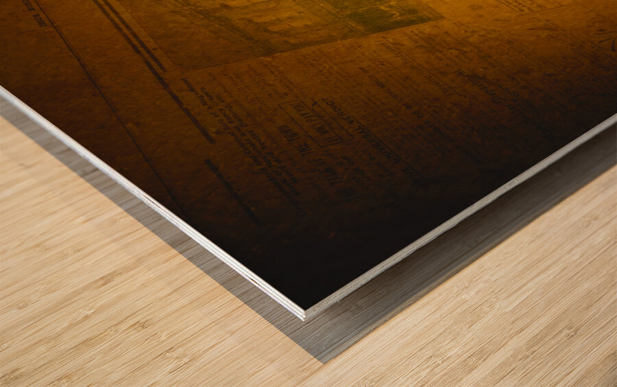 The messenger bird Wood print