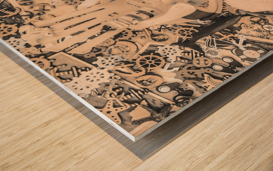 Waters wayback Wood print