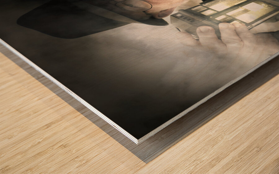 Fear Of The Fog Wood print