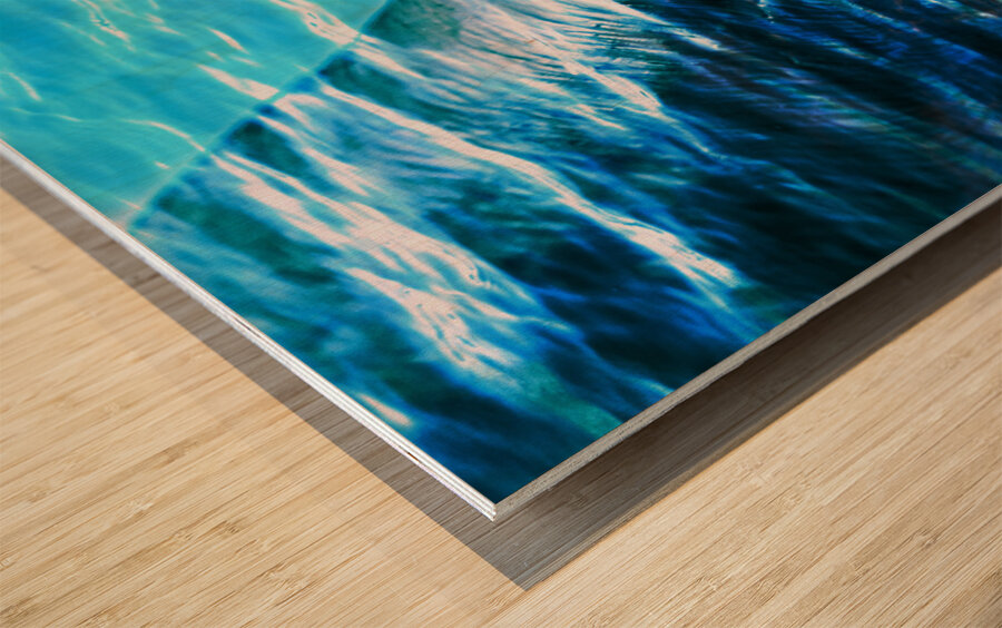 Shark bite Wood print