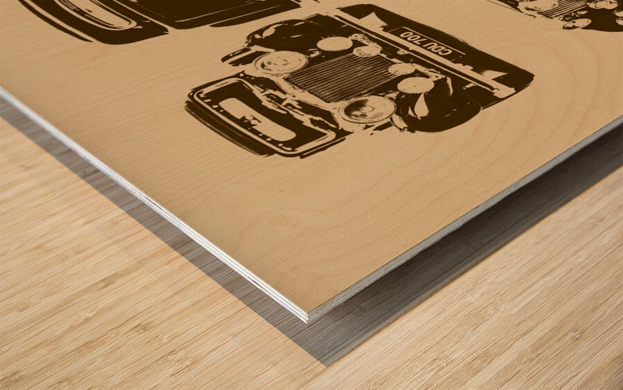 Jaguar Mark IV SS 2.5 Saloon Wood print