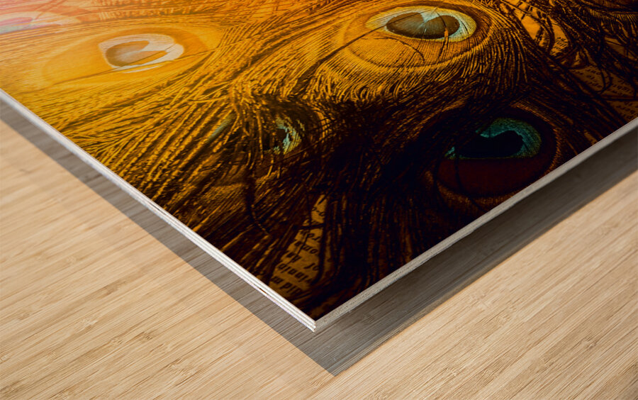 Iridescence  Wood print