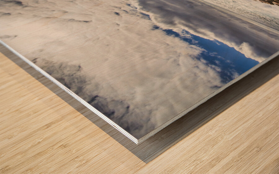 Where distant waves break Wood print