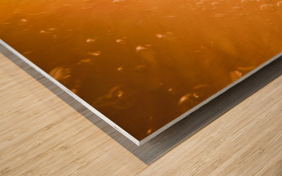 Tequila sunrise background Wood print