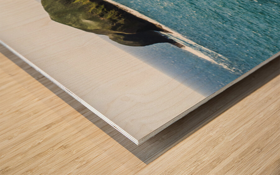 The doughboys island landscape Wood print