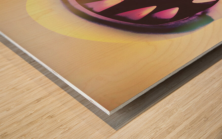 Bits and bites Wood print