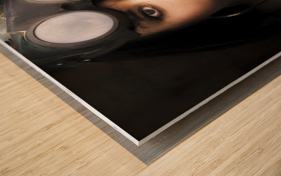 Hot Fashion Wood print