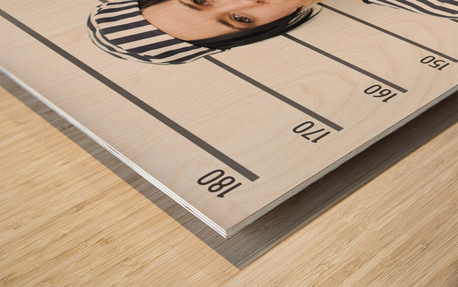 Learner Police Profile Wood print