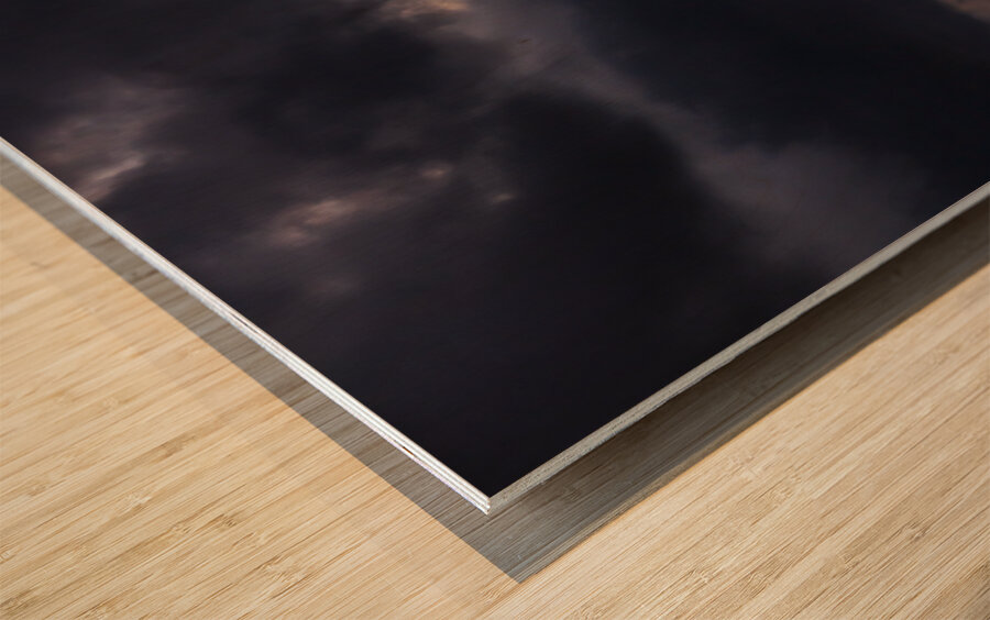 Oncoming hostility Wood print