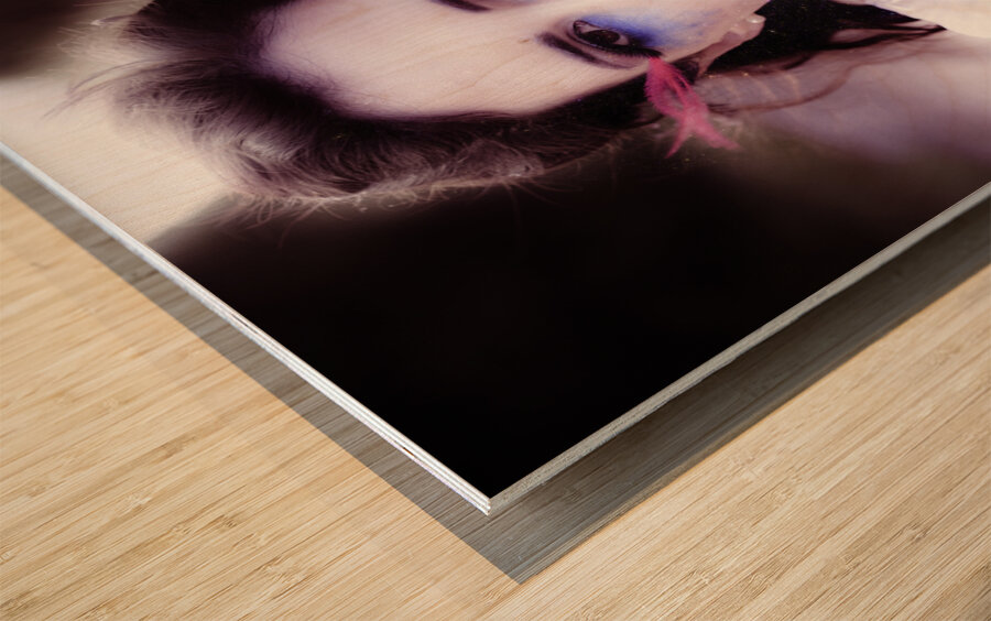 Enchanted Fairy Kisses Wood print