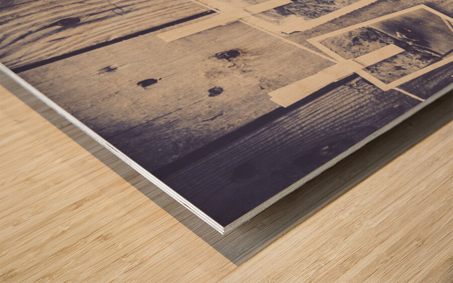 Vintage camera gallery Wood print