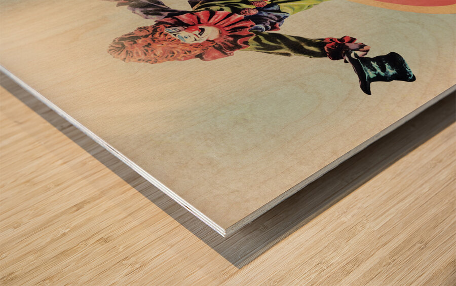 Circo vintago Wood print