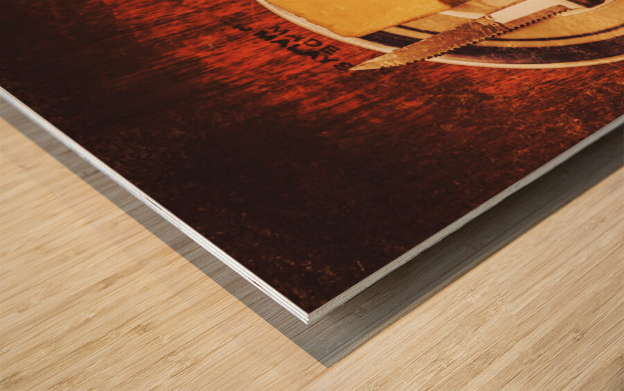 Butter since sliced bread display Wood print