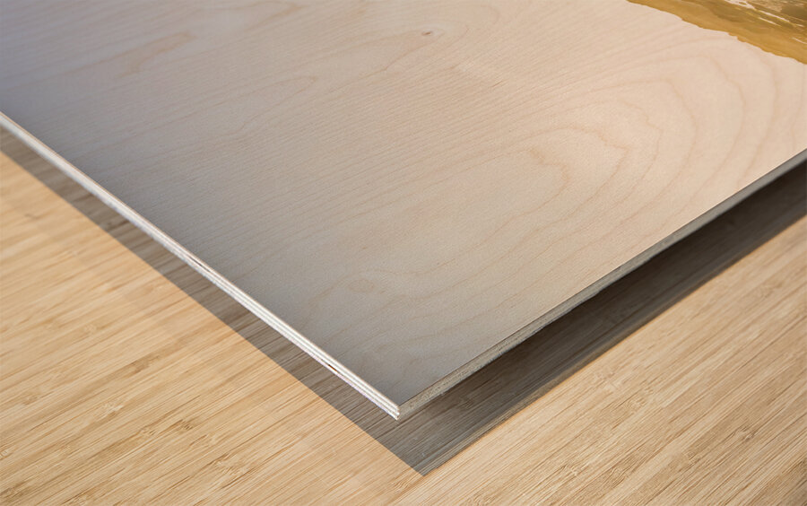 Boulder bay Wood print