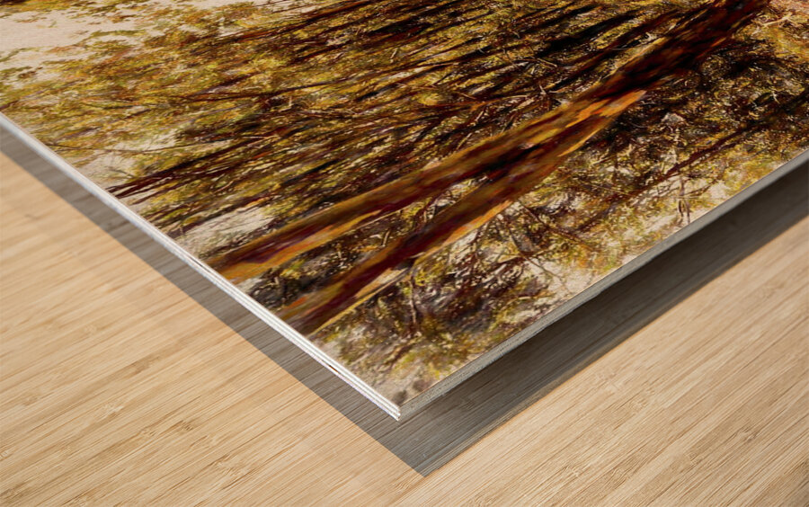 Dabble way  Wood print