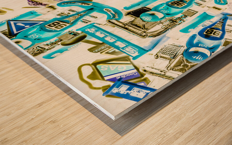 Motorised bedlam Wood print