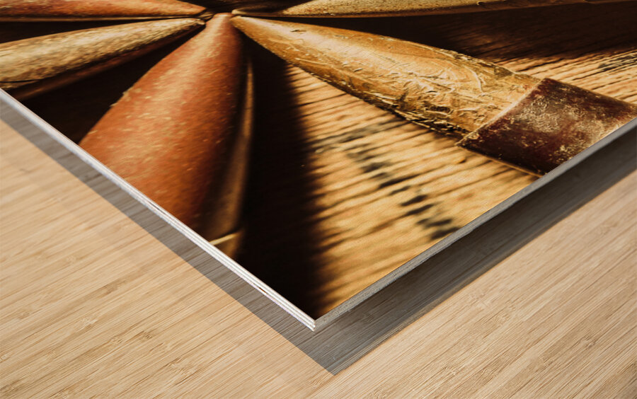 Point of impact Wood print