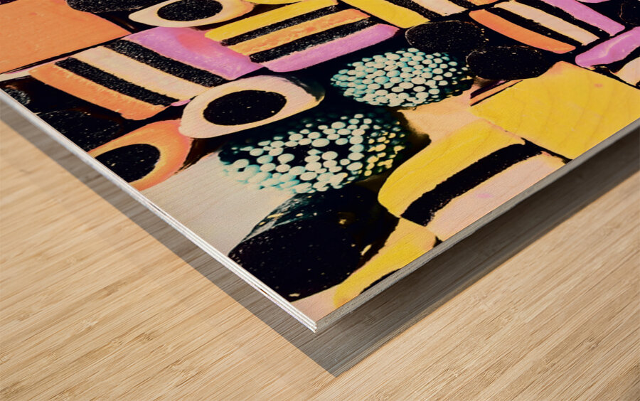 The retro sorts  Wood print