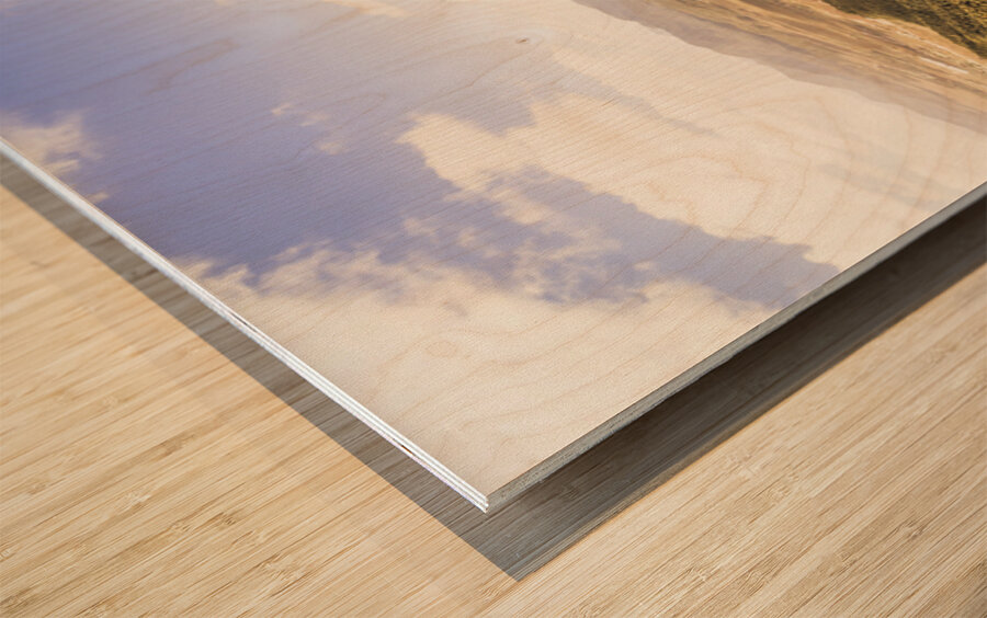 Mountains And Open Spaces Wood print