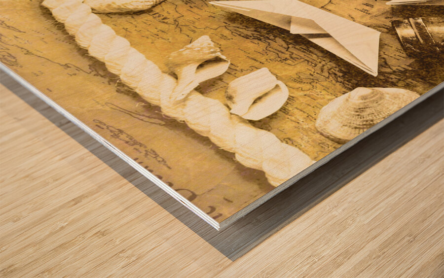 Tabling a cruise Wood print